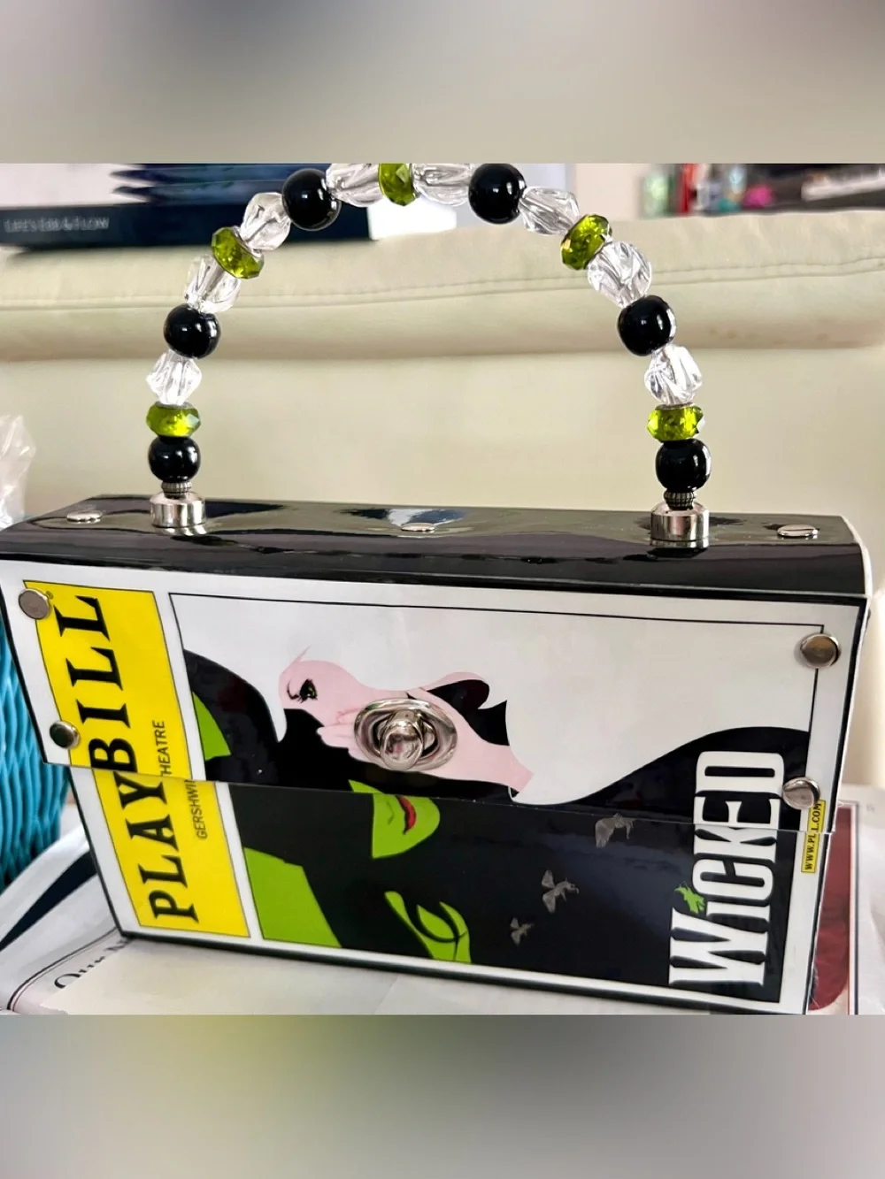 Artistic WICKED THE MUSICAL Playbill Purse Lovely Condition! - Picture 2 of 10